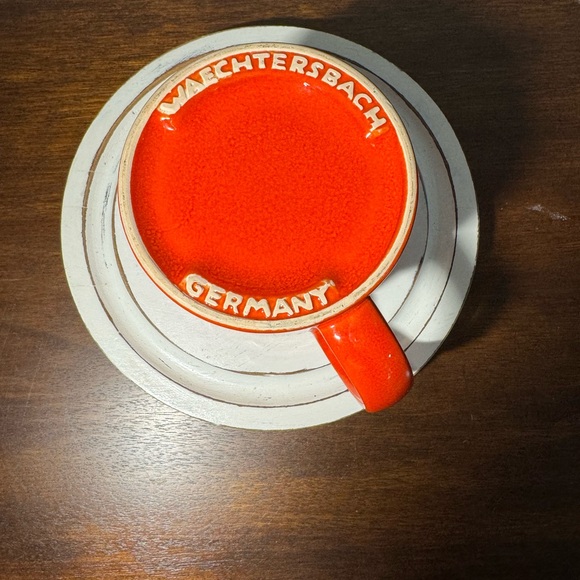 Waechtersbach Winter Christmas Mug Snowman Red, White, Green, Made in Germany - Picture 2 of 4